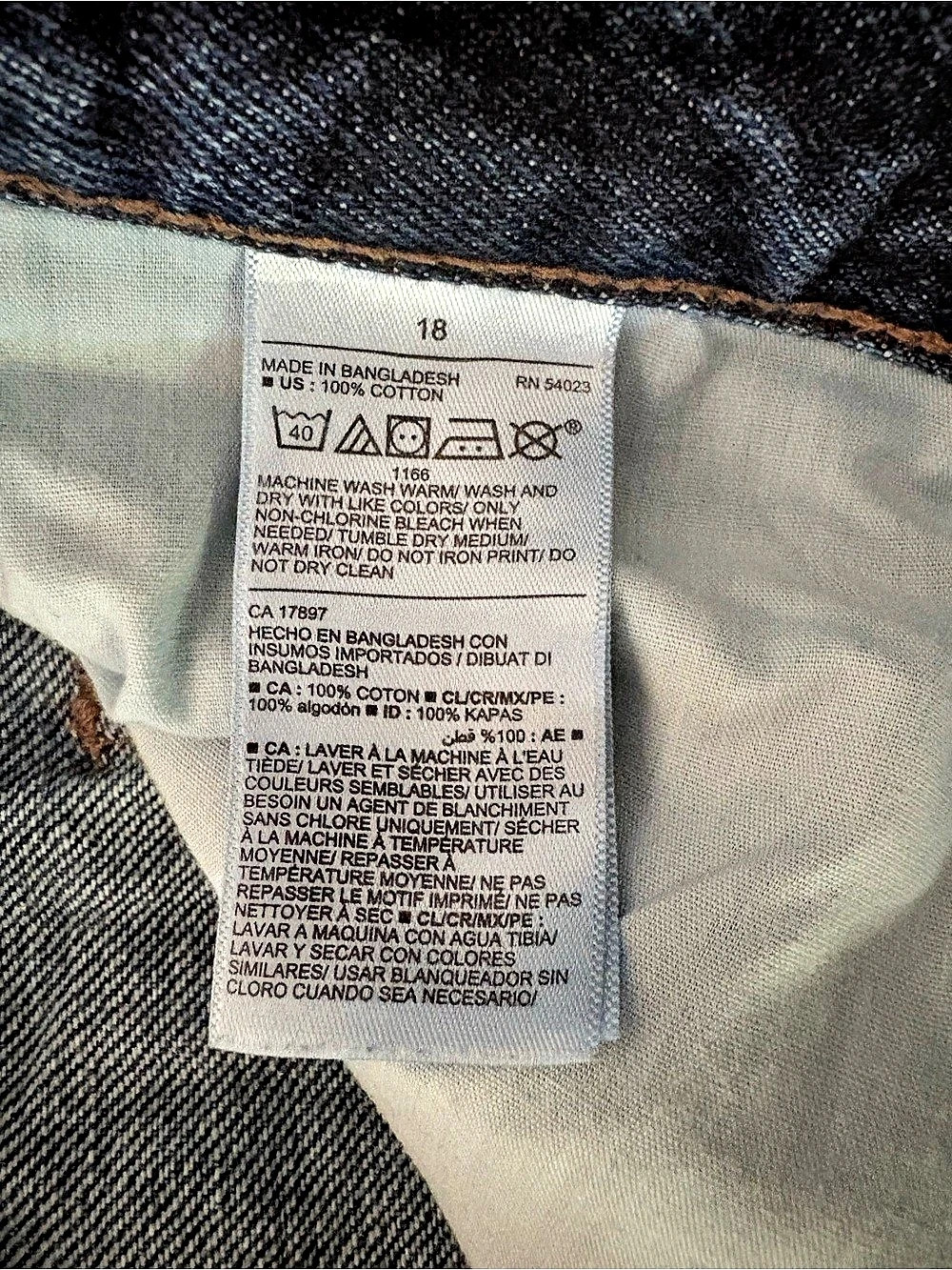 Women’s Old Navy 18 High-Rise Straight Leg Jeans - Picture 5 of 11